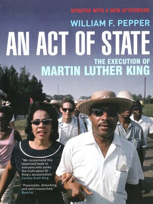 cover image of An Act of State: the Execution of Martin Luther King